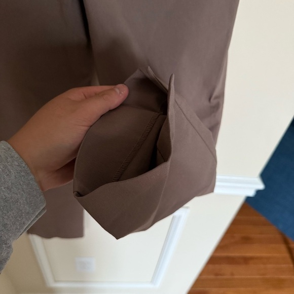 Chico’s Women’s Dried Mushroom Brigitte™ Slim Full-Length Trouser Pants Size 8R - Picture 8 of 15